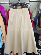 Spódnica beżowa długa ekoskóra r. Uni Italy !!!