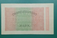 Niemcy, Banknot 20 000 Marek 1923