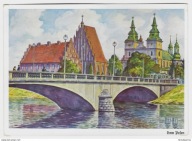 Poznań ,Katedra Dom, Most Tramwaj ok.1940r. Malarska Duży Format 080B