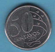 (1BZ64) Brazylia 50 centavo, 2003