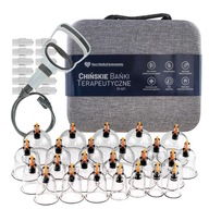 BAŃKI BEZOGNIOWE PRÓŻNIOWE Z POMPKĄ 24 SZT HERZ MEDICAL INSTRUMENTS ZESTAW