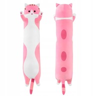 MASKOTKA PLUSZAK DŁUGI RÓŻOWY KOT 50 CM