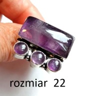 Pierścionek Ametyst R 22