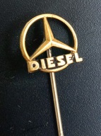 ORYGINALNA PRZEDWOJENNA ODZNAKA/WPINKA MERCEDES DIESEL