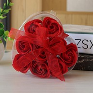 Róże mydlane w pudełku 9 szt.