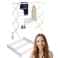 SUSZARKA NA PRANIE UBRANIA STOJĄCA ROZSUWANA PIONOWA MAŁA STOJAK WIESZAK