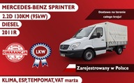 Mercedes-Benz Sprinter 2011R, Klima, Bezwypadkowy, Zarejestrowany w Polsce