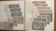 Zestaw banknotów II RP - Bank Polski 1929-1936 - 13 sztuk - Kolekcja