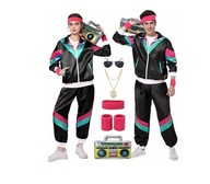 Dres Ortalionowy lata 80 / Kostium Strój Karnawałowy / L