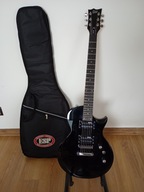Gitara elektryczna czarna ESP LTD EC-10 BLK + pokrowiec i stojak