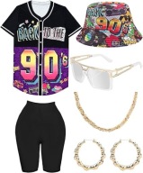 Kostium Hip Hopowy lata 90 Akcesoria Strój dla Kobiet roz. L