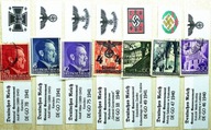ZESTAW ZNACZKOW STARE NIEMCY RZESZA GENERALNA GUBERNIA HITLER 8