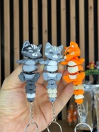 Kot Kaja/Koko/Kiki TOTI breloki PRZYTUŁAPKI