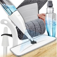 MOP ZE SPRYSKIWACZEM PŁASKI DO MYCIA PODŁOGI + WKŁAD Z MIKROFIBRY