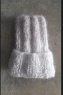 Moherowa czapka gołabek unisex