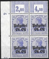 $OKUPACJA NIEMIECKA (ON) Fi 24** / czwórka narożna - FISCHER 200 zł