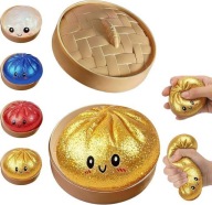 GNIOTEK PIERÓG ANTYSTRESOWY SQUISHY SENSORYCZNY PIEROŻEK NA DZIEŃ DZIECKA
