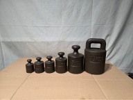 Stare odważniki handlowe - zestaw 0.5-10kg