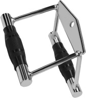 Uchwyt do Wyciągu Trójkątny Podwójny Levity Stalowy Ryflowany Triceps