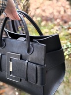 Torebka do ręki, prawdziwa skóra, WHISPER