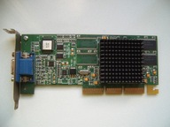 ATI rage 128 ULTRA grafika AGP 4x VGA D-SUB retro analog 16mb karta graf