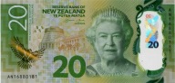 Nowa Zelandia-20 Dolarów P-193 UNC