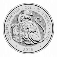 Panther Tudor Beasts Bestie Pantera 2025 - 2 uncje Srebra