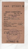 Bilet PKP, Golub do Brodnica, 1946r., -27