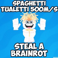 Spaghetti Tualetti 500M/s| Steal A Brainrot |Roblox