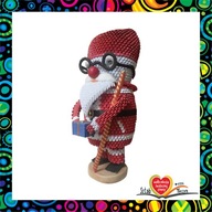 Sztuka Więzienna - Figurka Świętego Mikołaja z origami modułowego