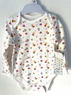 F&F--BAWEŁNIANE BODY-- 9-12 M--80--NOWE