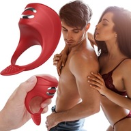 RING PIERŚCIEŃ EREKCYJNY WIBRUJĄCY ELEKTROSTYMULATOR ŁECHTACZKI PENISA PAR