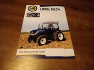 Lovol M254 ciągnik traktor j.Polski prospekt folder
