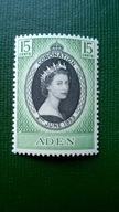 Aden koronacja Elżbiety II * QEII kolonie angielskie brytyjskie