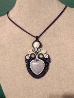 Śliczny wisior z akwamarynem nr.2