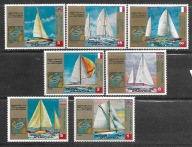 GUINEA RÓWNIK0WA - Regaty transatlanty.`72 - jacht 1973** Mi 200-6 (1586)