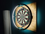 Stelaż ring obręcz do montażu oświetlenia do tarczy dart