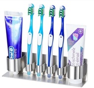 UCHWYT NA SZCZOTECZKI I PASTĘ DO ZĘBÓW wieszak organizer ścienny