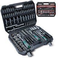 187-częściowy zestaw nasadek i kluczy 1/4,3/8,1/2 grzechotka wkrętak torx