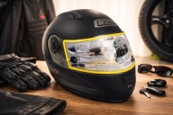 Kask Motocyklowy NZI Premium S rozmiar XL - czarny mat