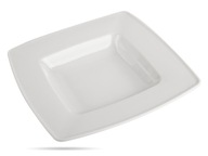 LUBIANA VICTORIA Talerz Obiadowy Głęboki Do Zupy 23 cm Biały