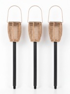 3 SZT SOLARNA POCHODNIA OGRODOWA SOLAR – EFEKT TAŃCZĄCEGO PŁOMIENIA 51,5cm