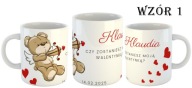DZIEŃ KOBIET WALENTYNKI KUBEK RÓŻNE WZORY Z WŁASNYM NAPISEM