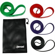 ZESTAW 4 GUM DO ĆWICZEŃ POWER BAND – TAŚMY OPOROWE DO TRENINGU PODCIĄGANIA