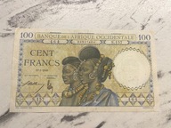 Francuska Afryka Zachodnia - 100 franków - 1940 - rzadki