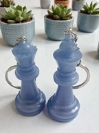 Brelok Żywica epoksydowa Zestaw 2szt król i królowa do kluczy dla par