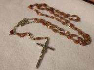 Oryginalny, brązowy różaniec