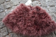 ZARA DENMARK ELEGANCKA WIECZOROWA ETOLA Z PIÓR STRUSIA BOLERKO ŚLUB MARABUT