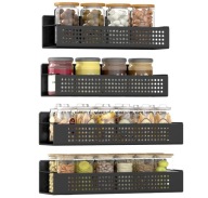 Magnetyczny stojak na przyprawy na lodówkę – organizer kuchenny SONGMICS