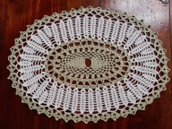 Koronkowa serwetka owalna 38x27
